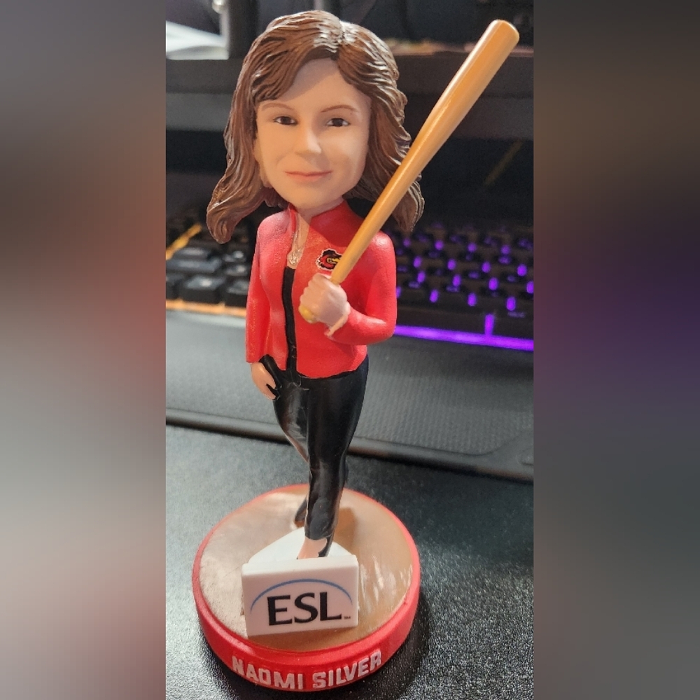 Rochester Red Wings Naomi Silver Bobblehead